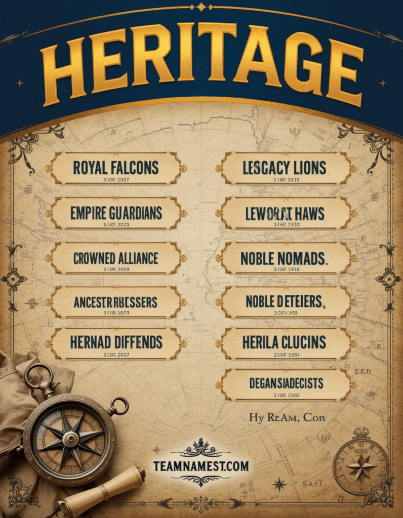 heritage club names for students