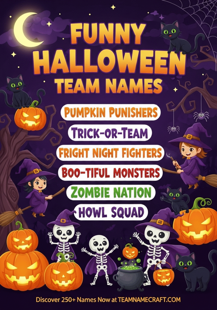 Halloween Team Names