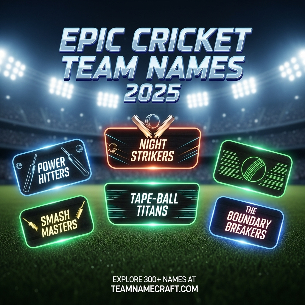 Cricket Team Names