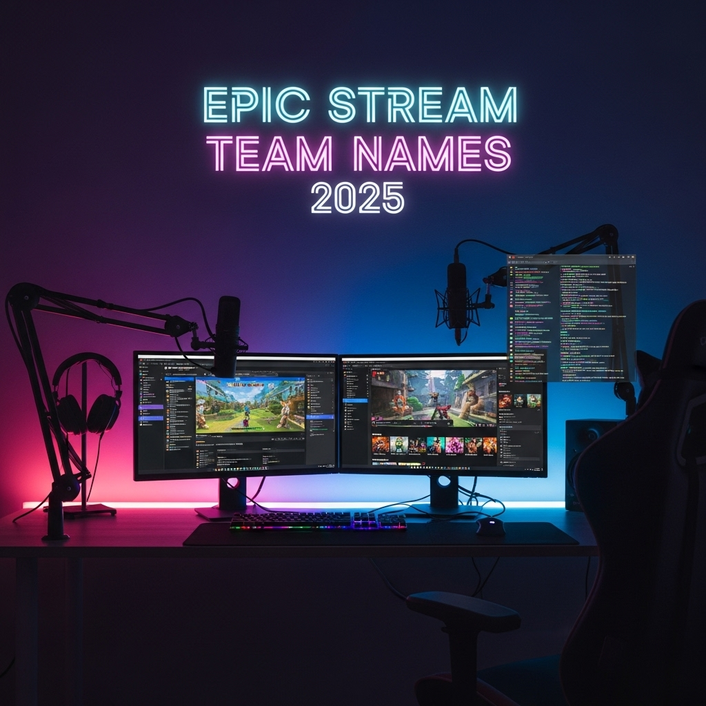 Stream Team Names