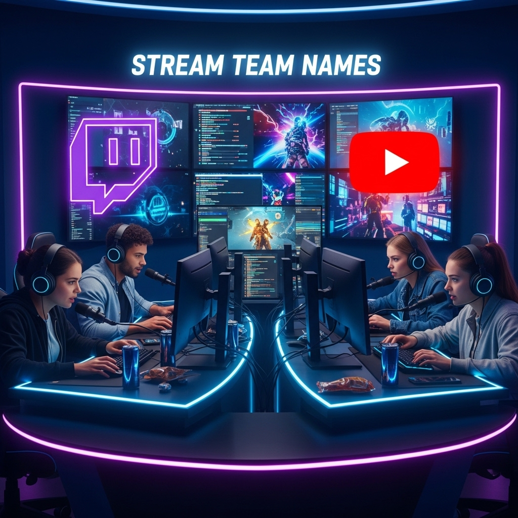 Stream Team Names