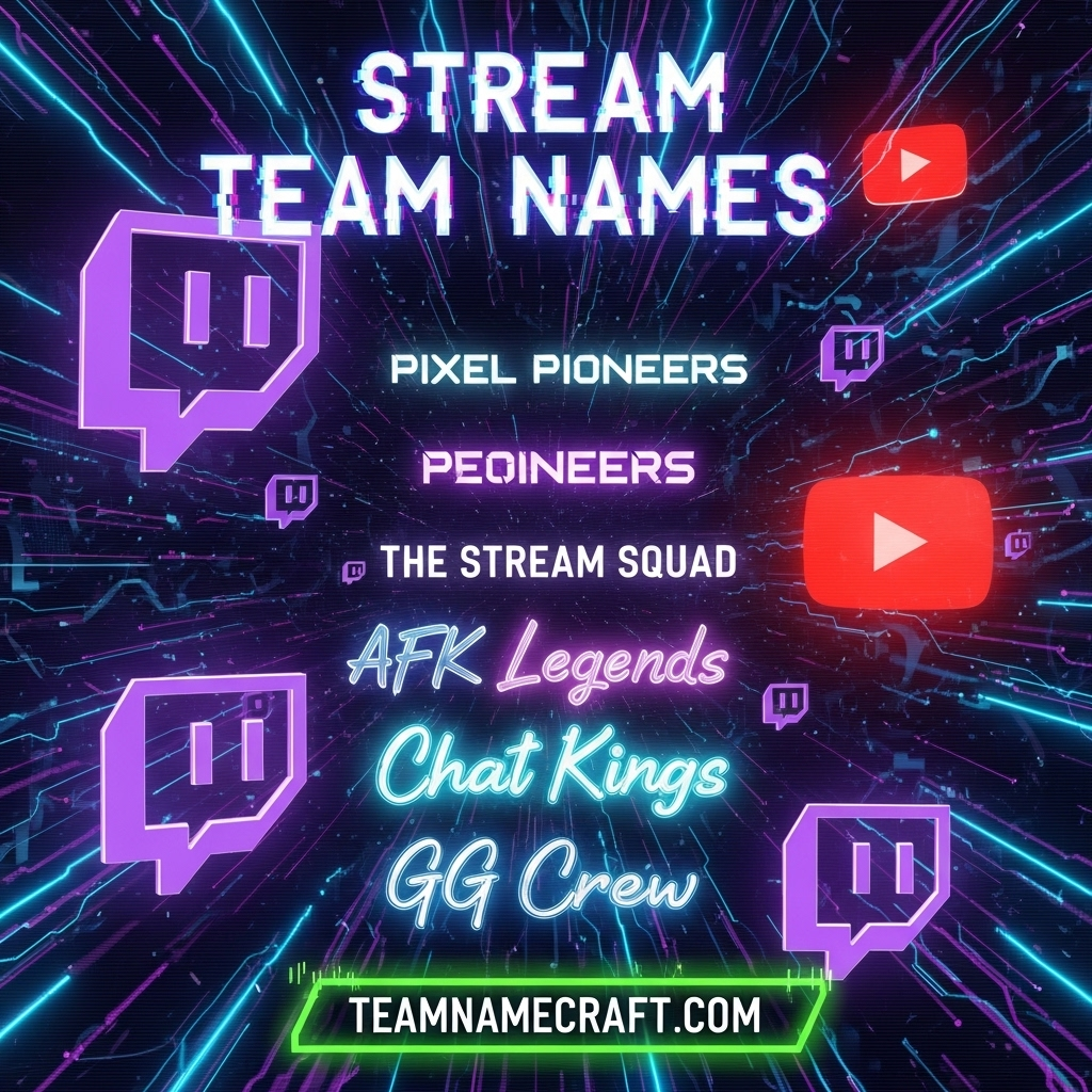 Stream Team Names