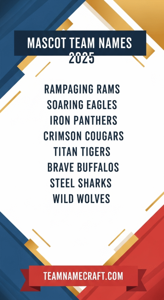 Mascot Team Names