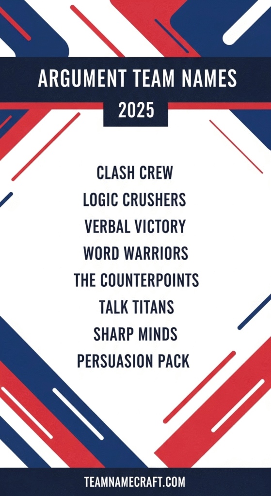 Argument Team Names