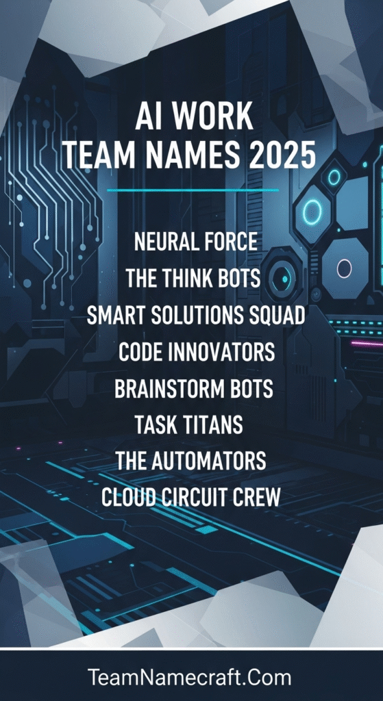 AI Work Team Names