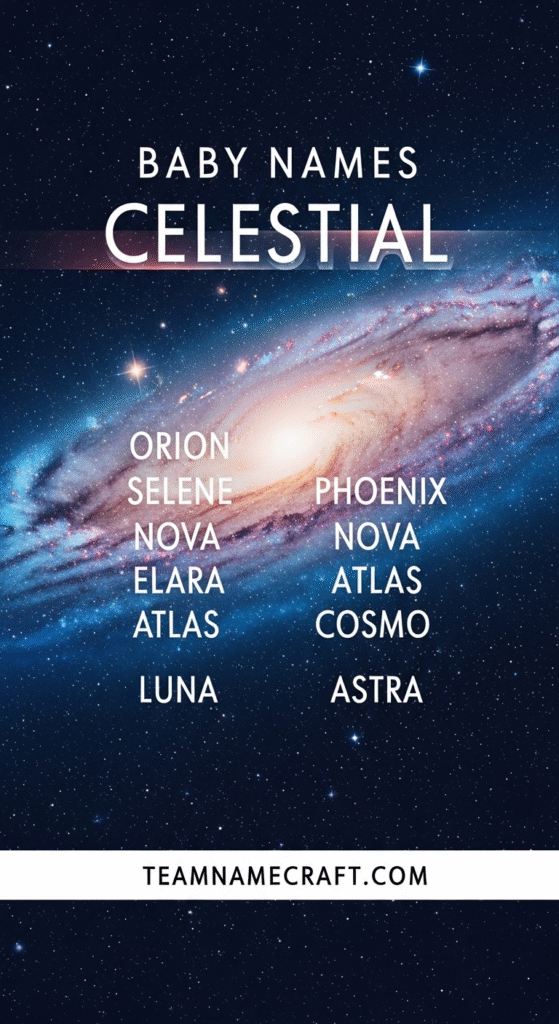 Baby Names Celestial