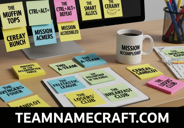 funny team names for work 