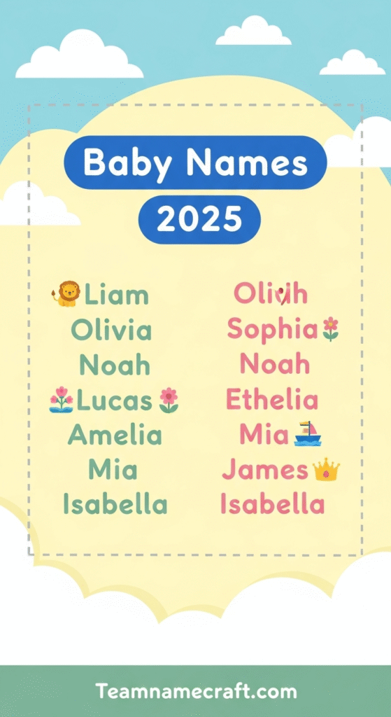Baby Names 2025
