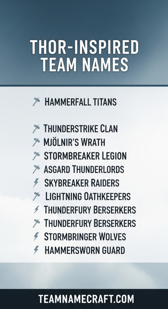 Thor-Inspired Names
