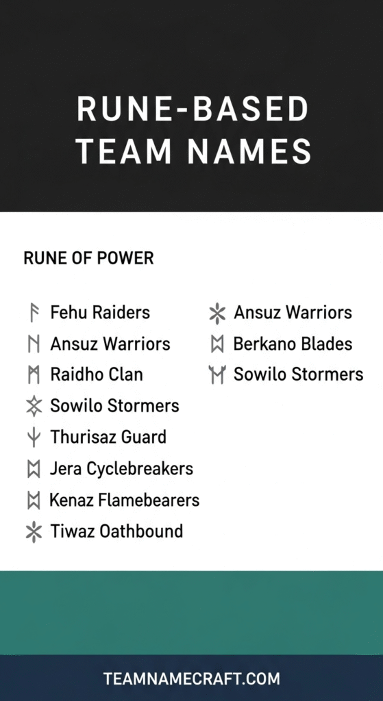 Rune-Based Names