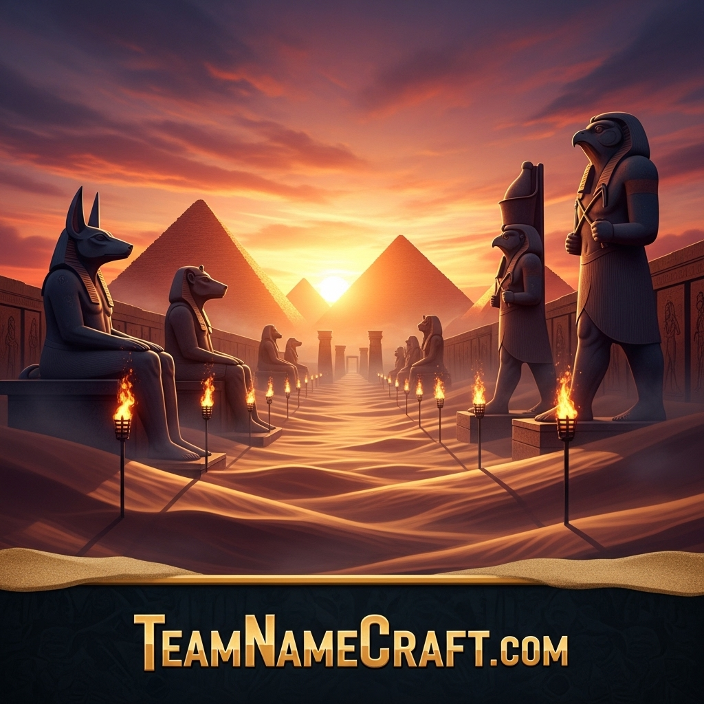 Egyptian Mythology Team Names
