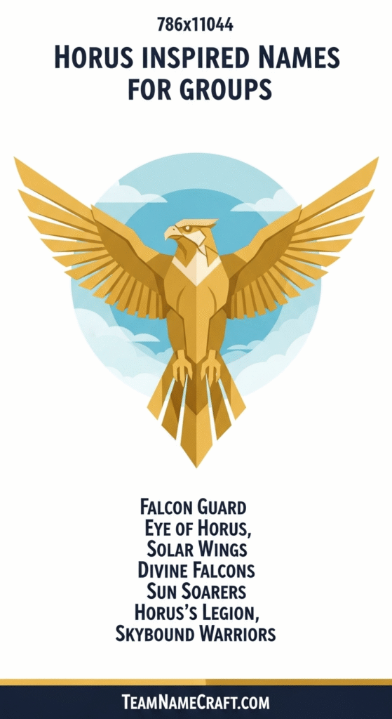 Horus-Inspired Names for groups
