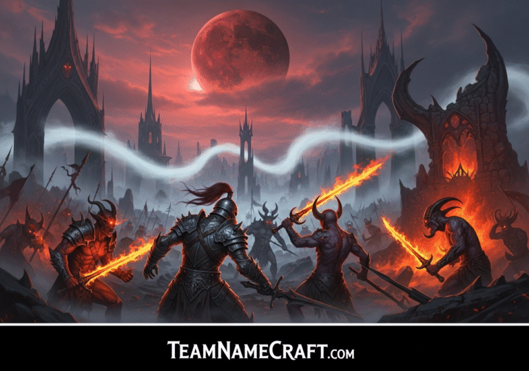 Demon Team Names