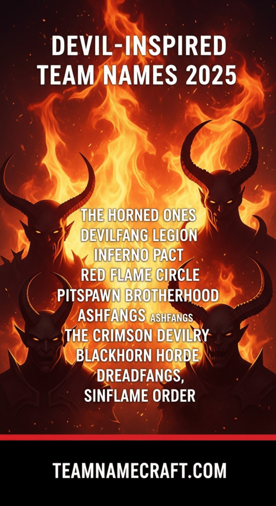 Devil-Inspired Team Names