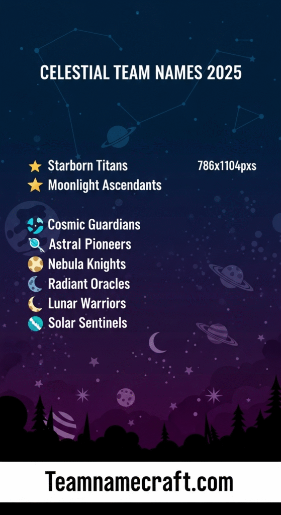 Celestial Team Names