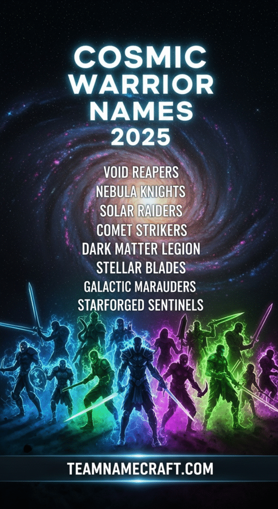 Cosmic Warrior Names