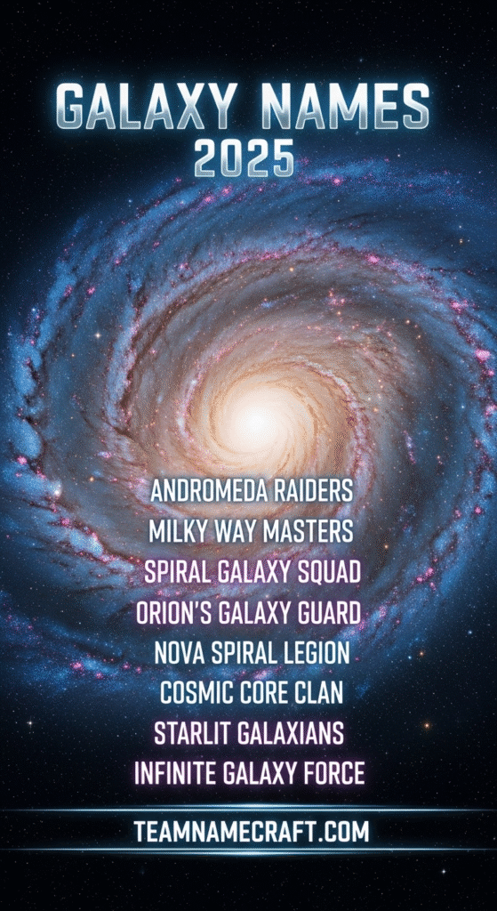 Galaxy Names for Teams 2025