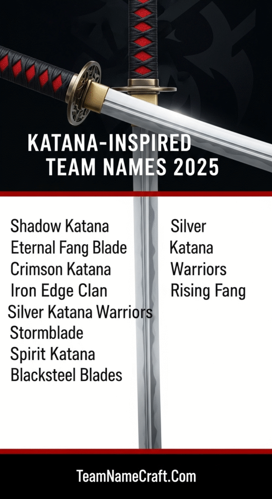 Katana-Inspired Team Names