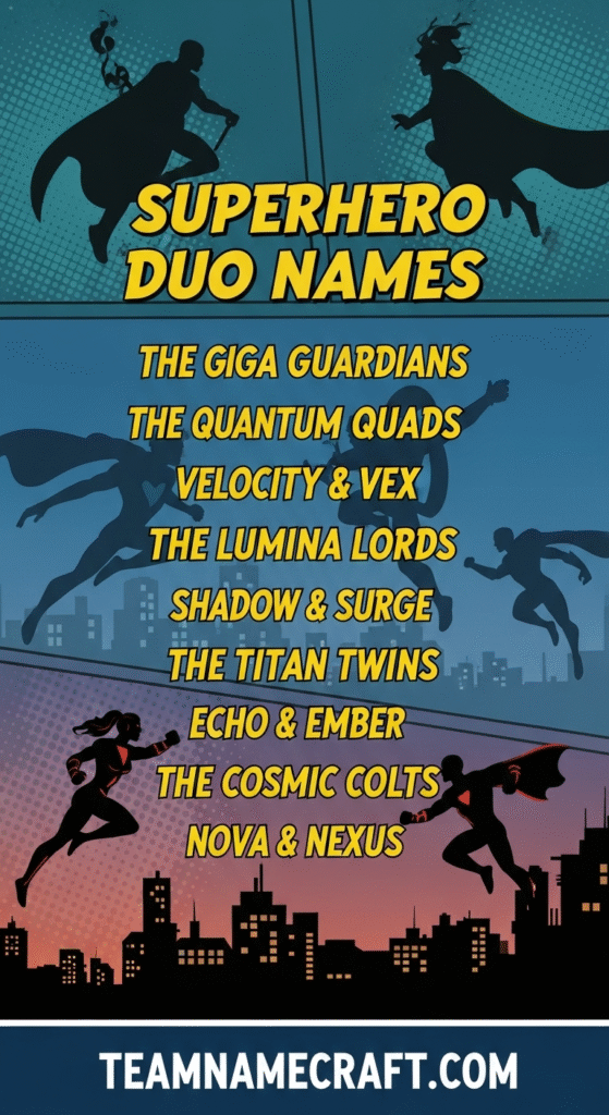 Superhero Duo Names