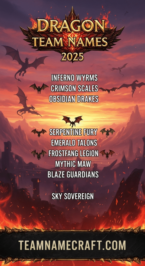 Dragon Team Names