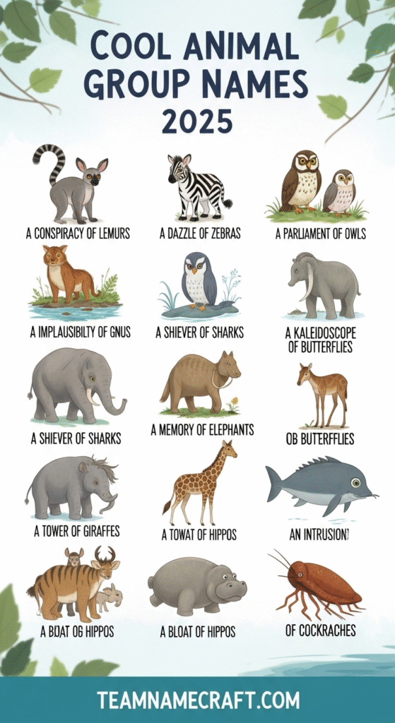 Cool Animal Group Names