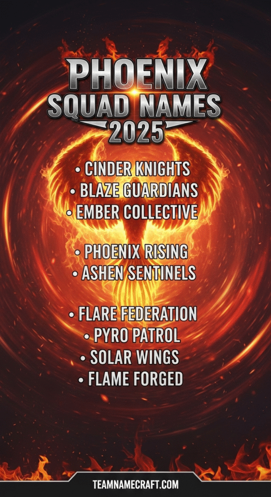 Phoenix Squad Names