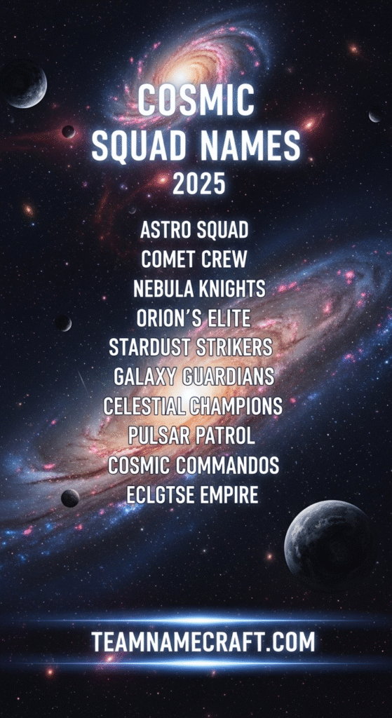 Cosmic Squad Names