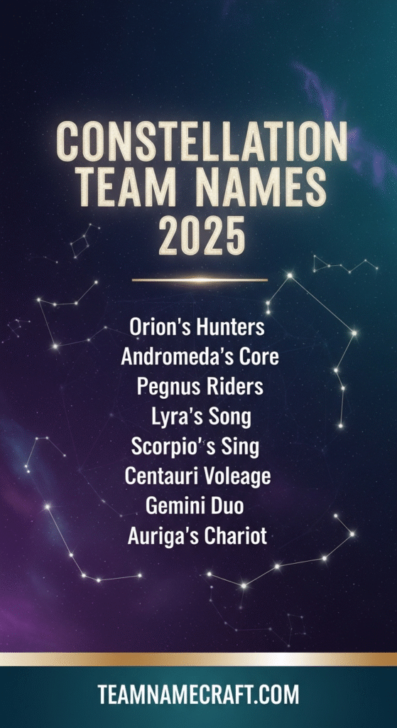 Constellation Team Names
