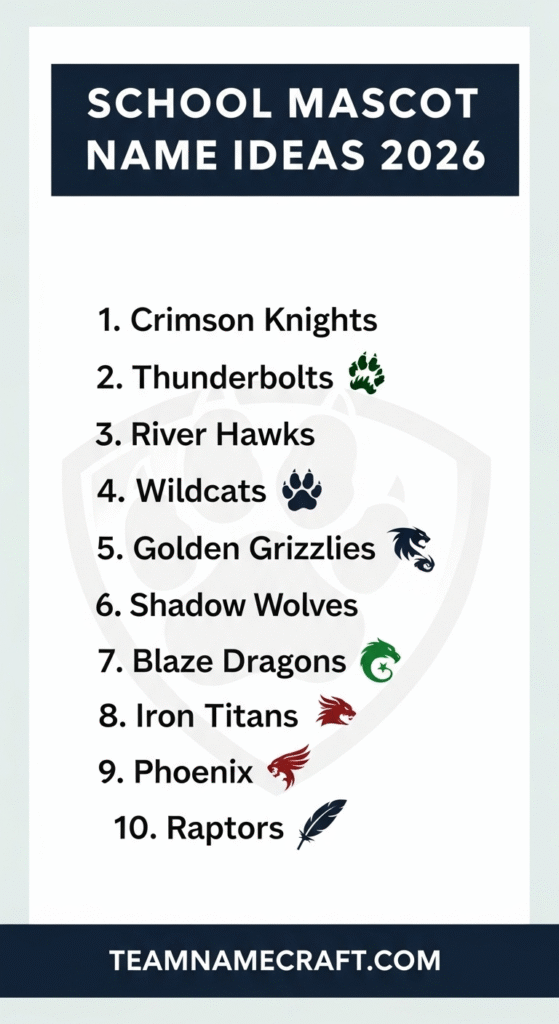School Mascot Name Ideas