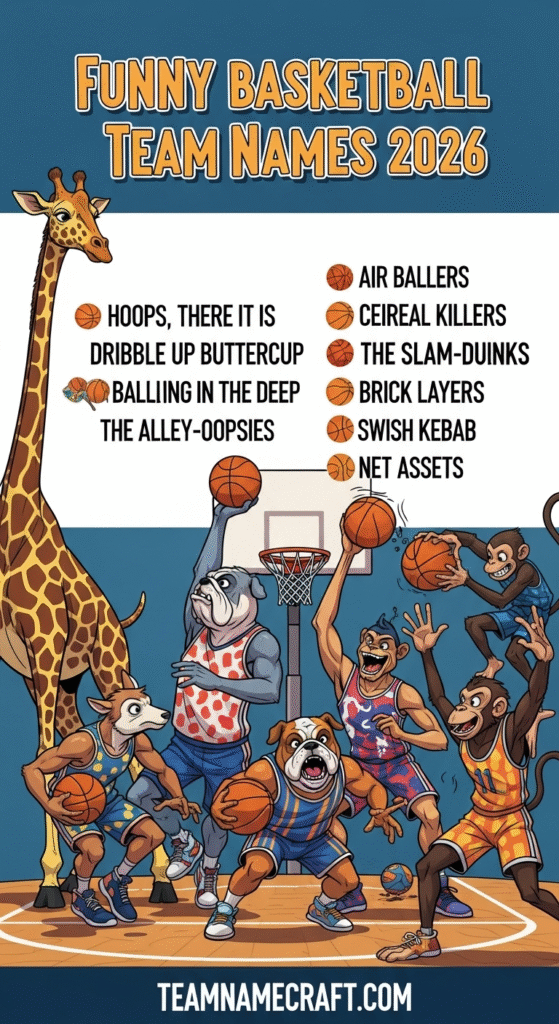 Funny Basketball Team Names 2026