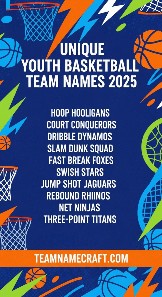 Unique Youth Basketball Team Names