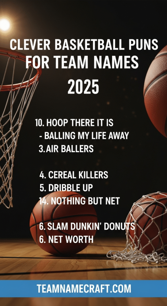 Clever Basketball Puns For Team Names
