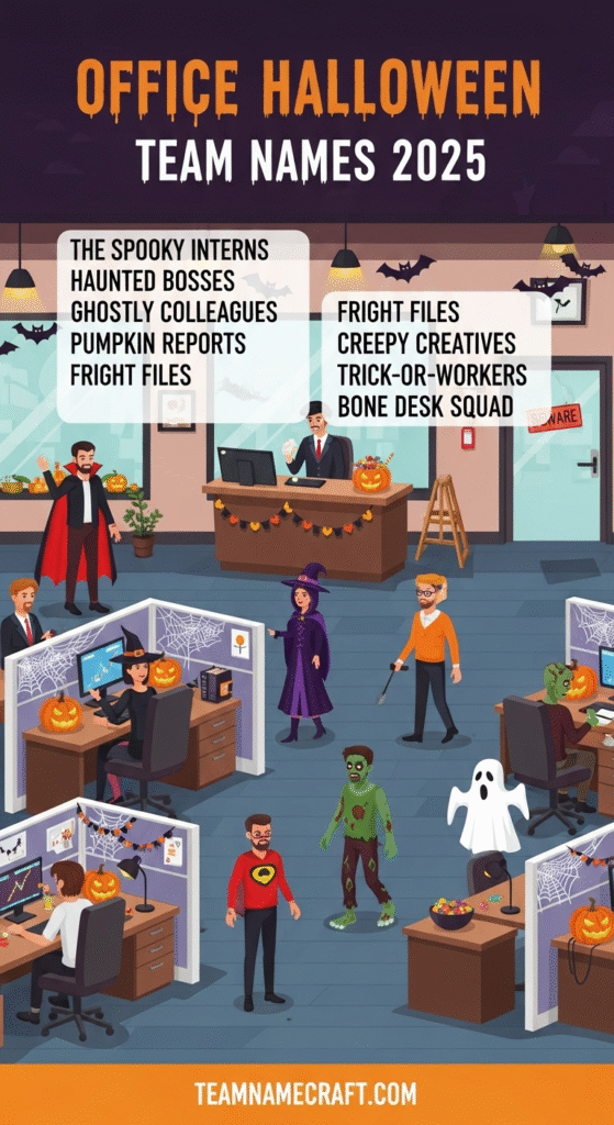 Office Halloween Team Names