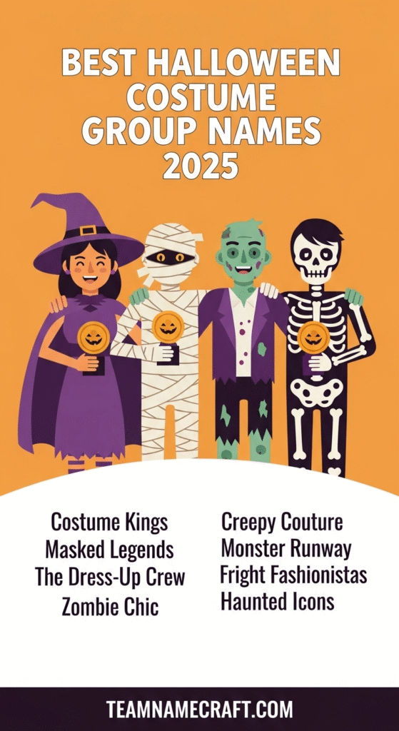Best Halloween Costume Group Names