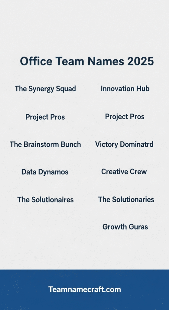 Office Team Names