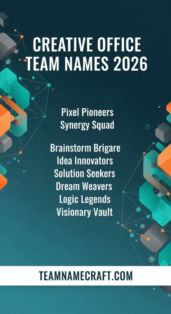 Creative Office Team Names 2026