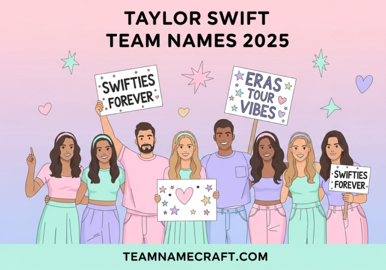 Taylor Swift Team Names
