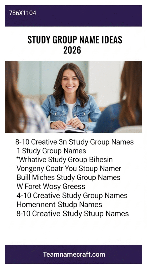 Study Group Name Ideas