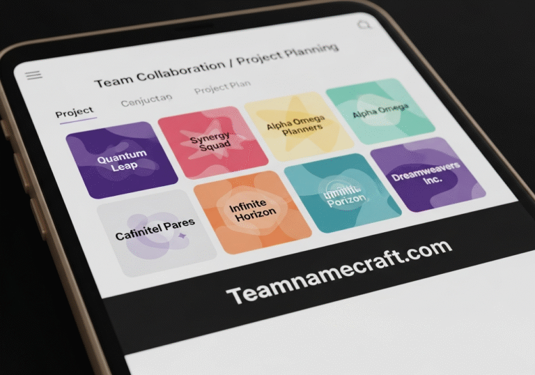 project team names