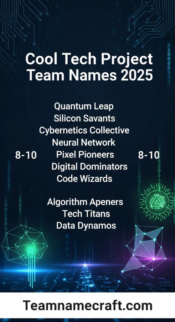 Cool Tech Project Team Names
