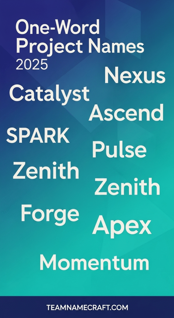 One-Word Project Names