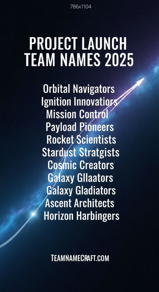 Project Launch Team Names