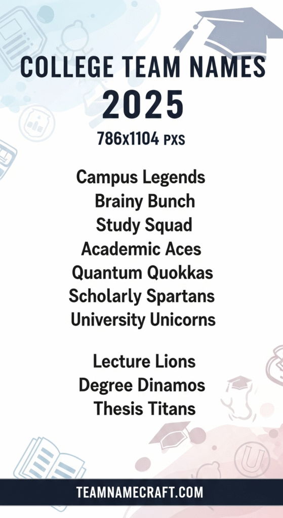 College Team Names