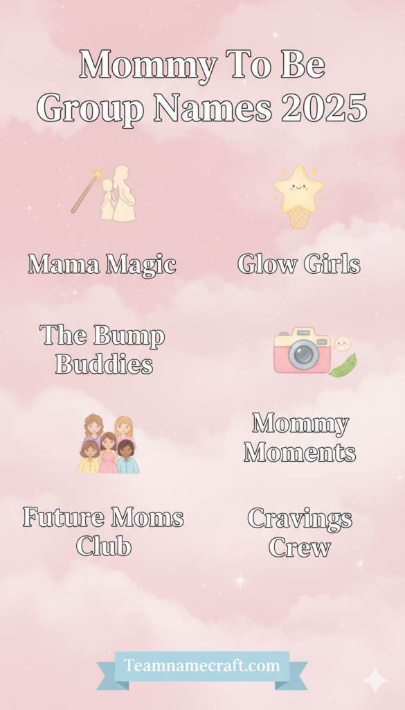 Mommy to be Group Names