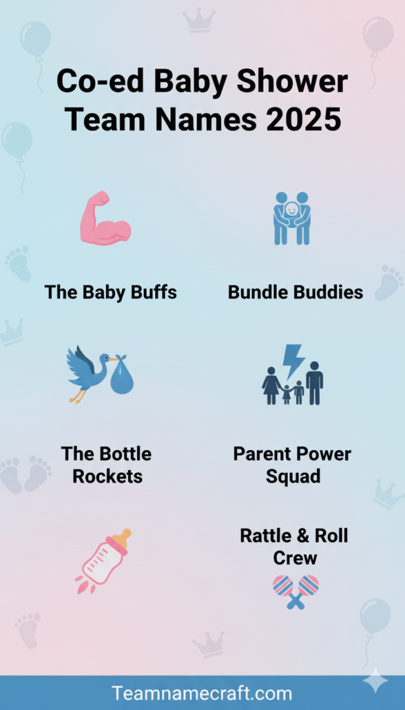 Co-ed Baby Shower Team Names