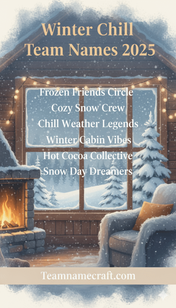 Winter Chill Team Ideas