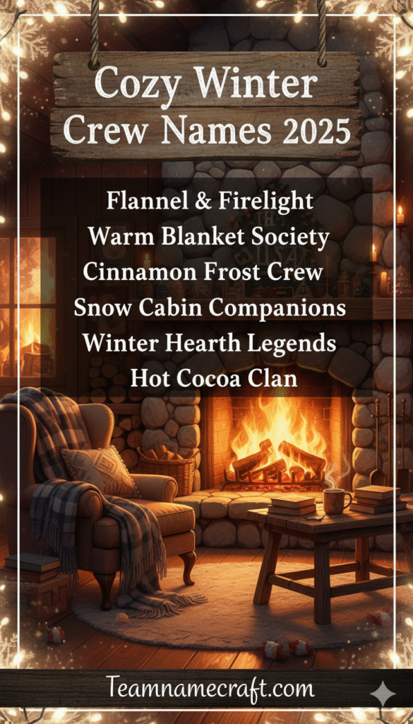 Cozy Winter Crew Names