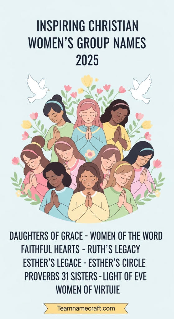 Inspiring Christian Women's Group Names