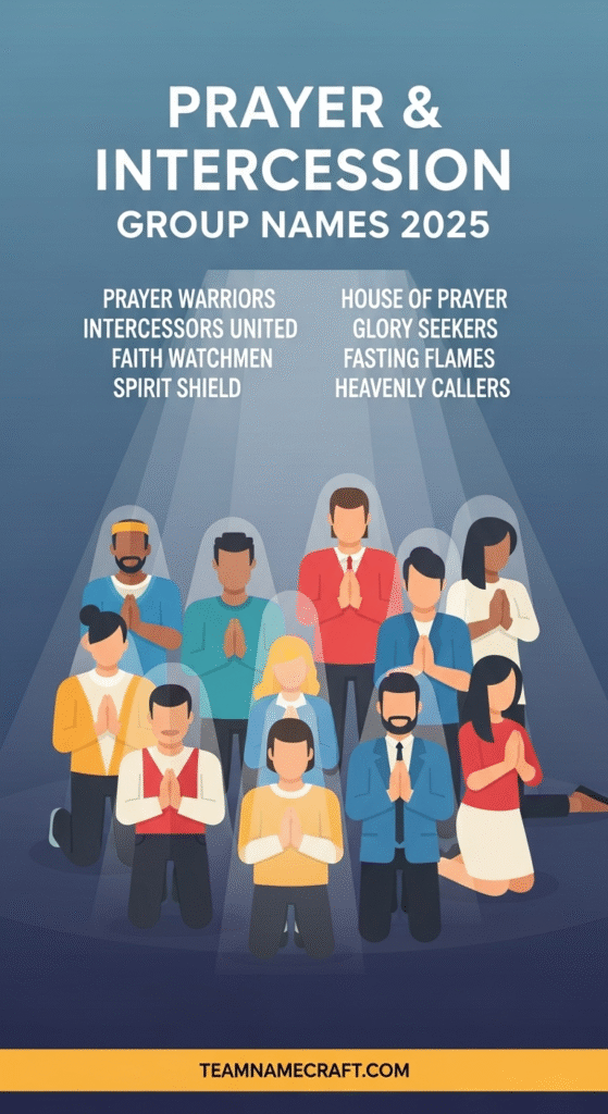 Prayer & Intercession Group Names