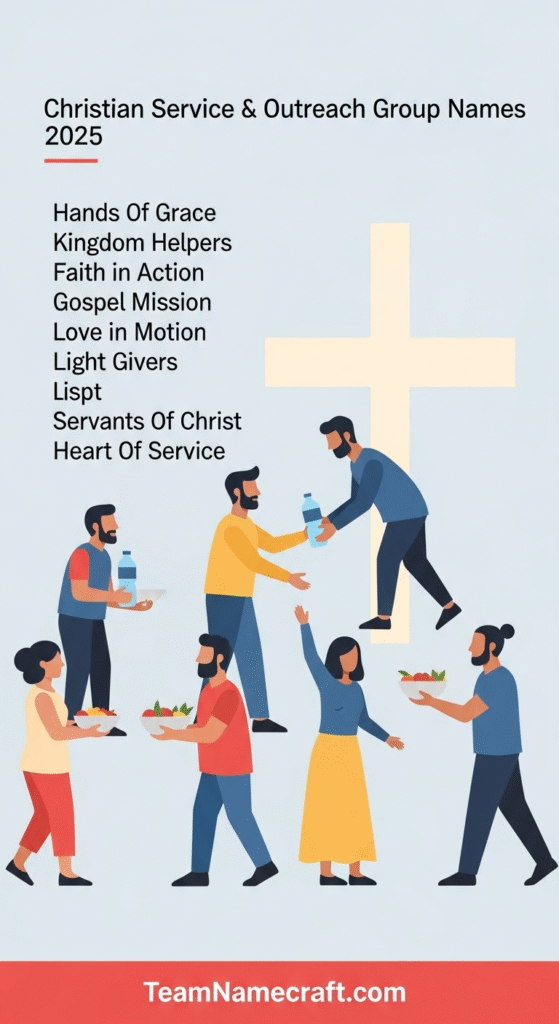 Christian Service & Outreach Group Names